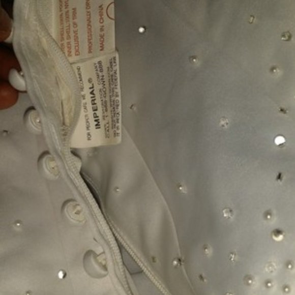 Signature by Robbie Bee Tulle Beaded Ballgown - Picture 12 of 16